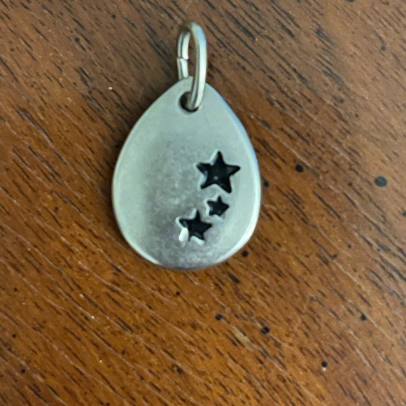 H. STERN SUGAR LOAF MOUNTAIN PEWTER TEARDROP PENDANT/CHARM RIO DE JANEIRO BRAZIL - Picture 2 of 2
